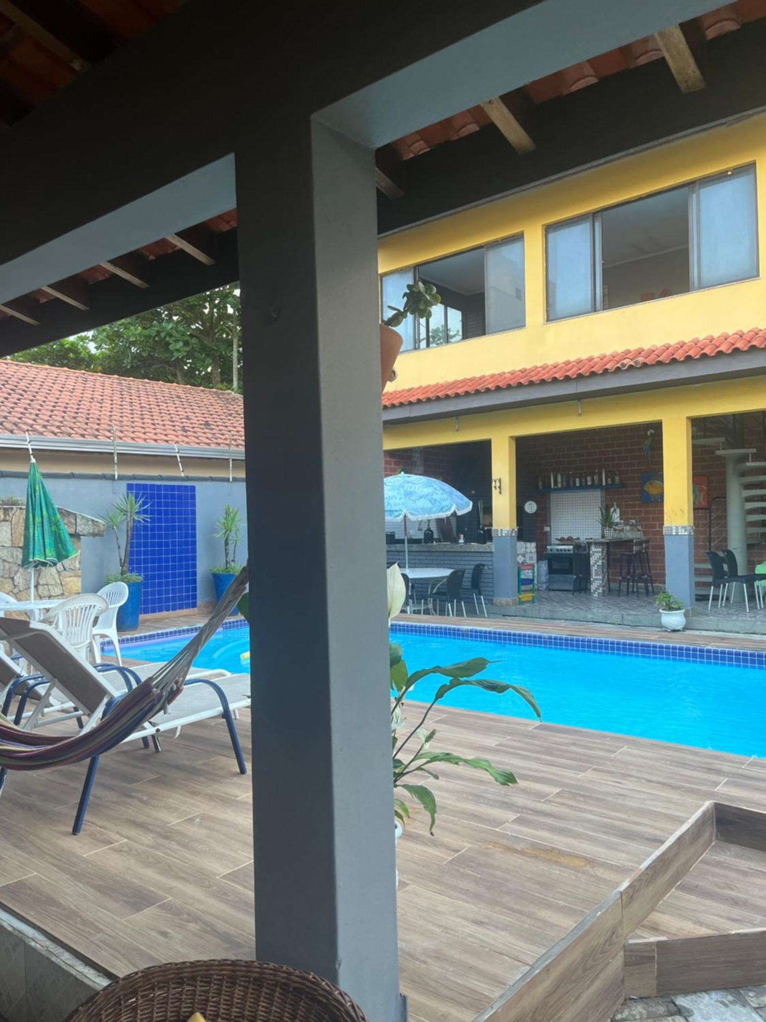 Mongaguá Lindo Sobrado Amarelo -Proximo A Praia מראה חיצוני תמונה