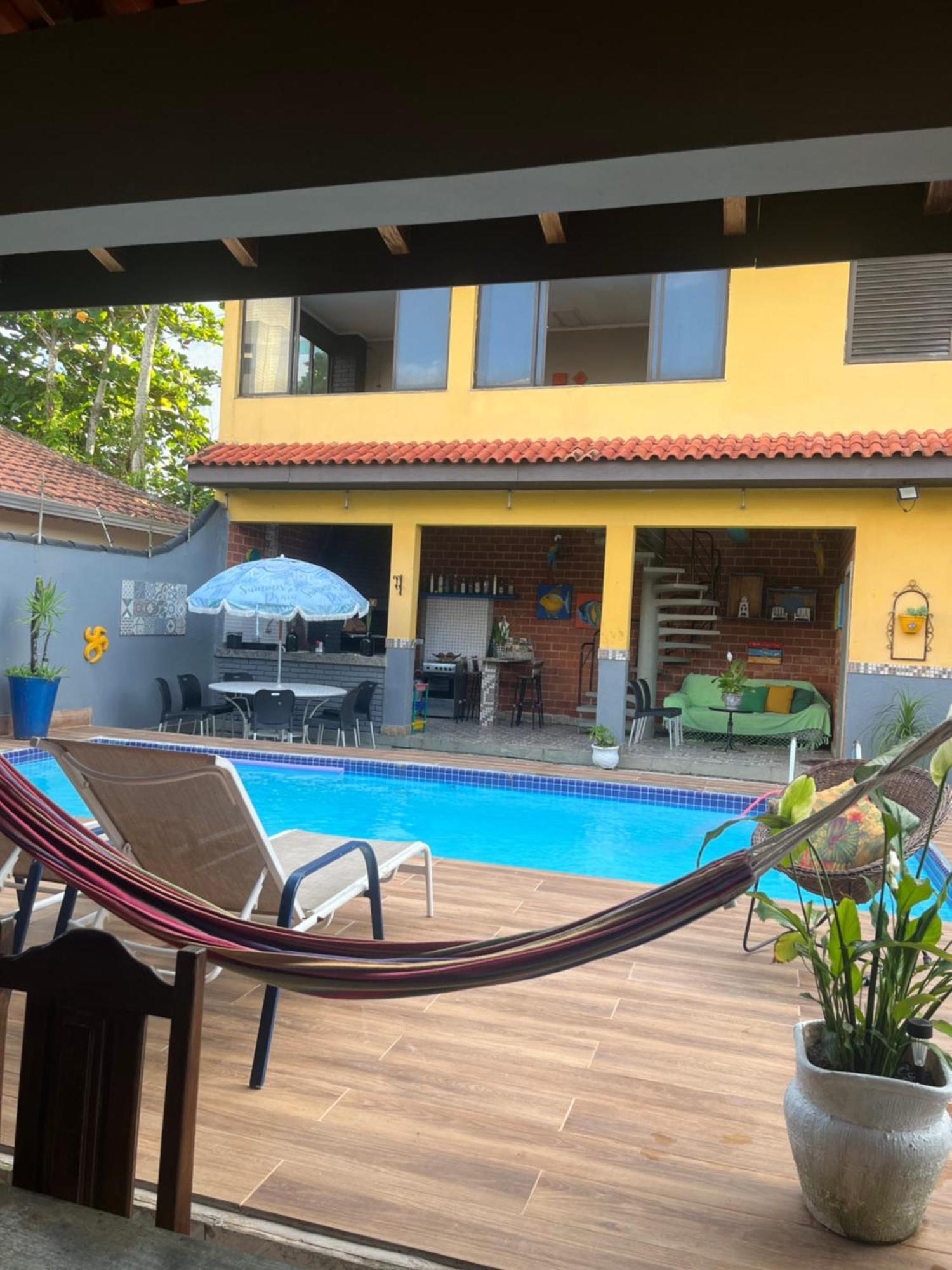 Mongaguá Lindo Sobrado Amarelo -Proximo A Praia מראה חיצוני תמונה
